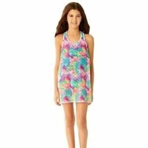 Girls' Racerback Cover Up Swim (Size 8)